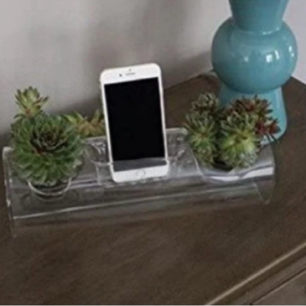 Syndicate Home & Garden Plant Amp 3.75" H x 4" W Glass Stylish Accent Planter